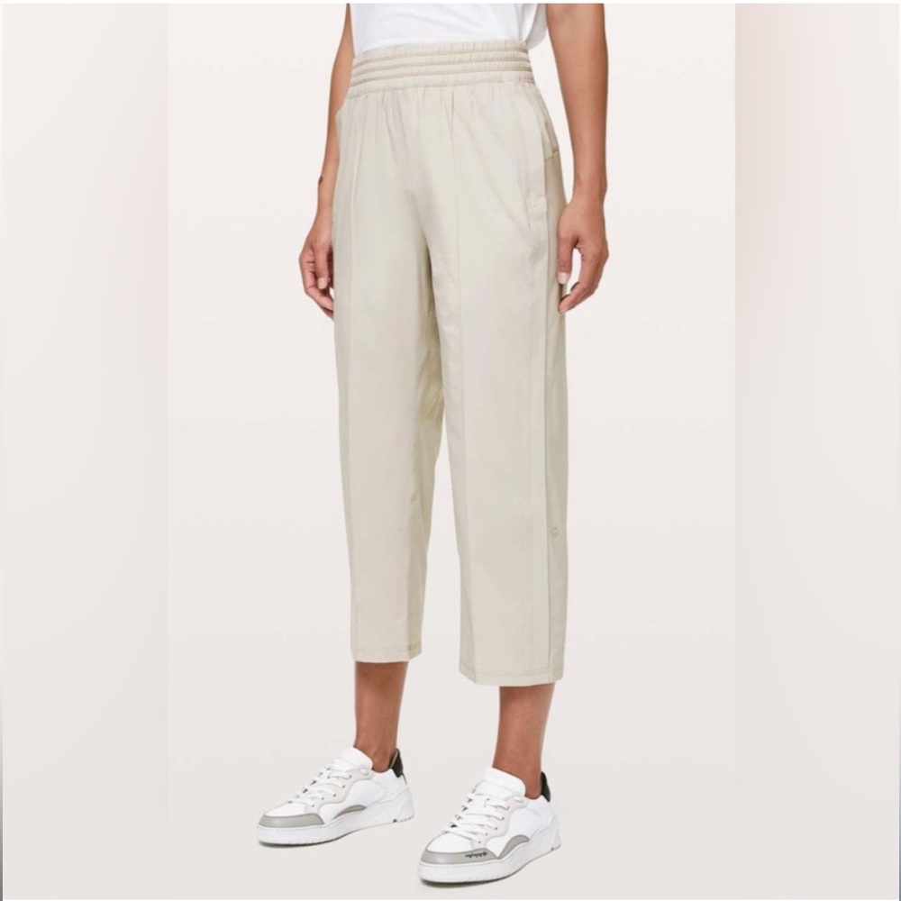 lululemon athletica Cream Cropped Pants